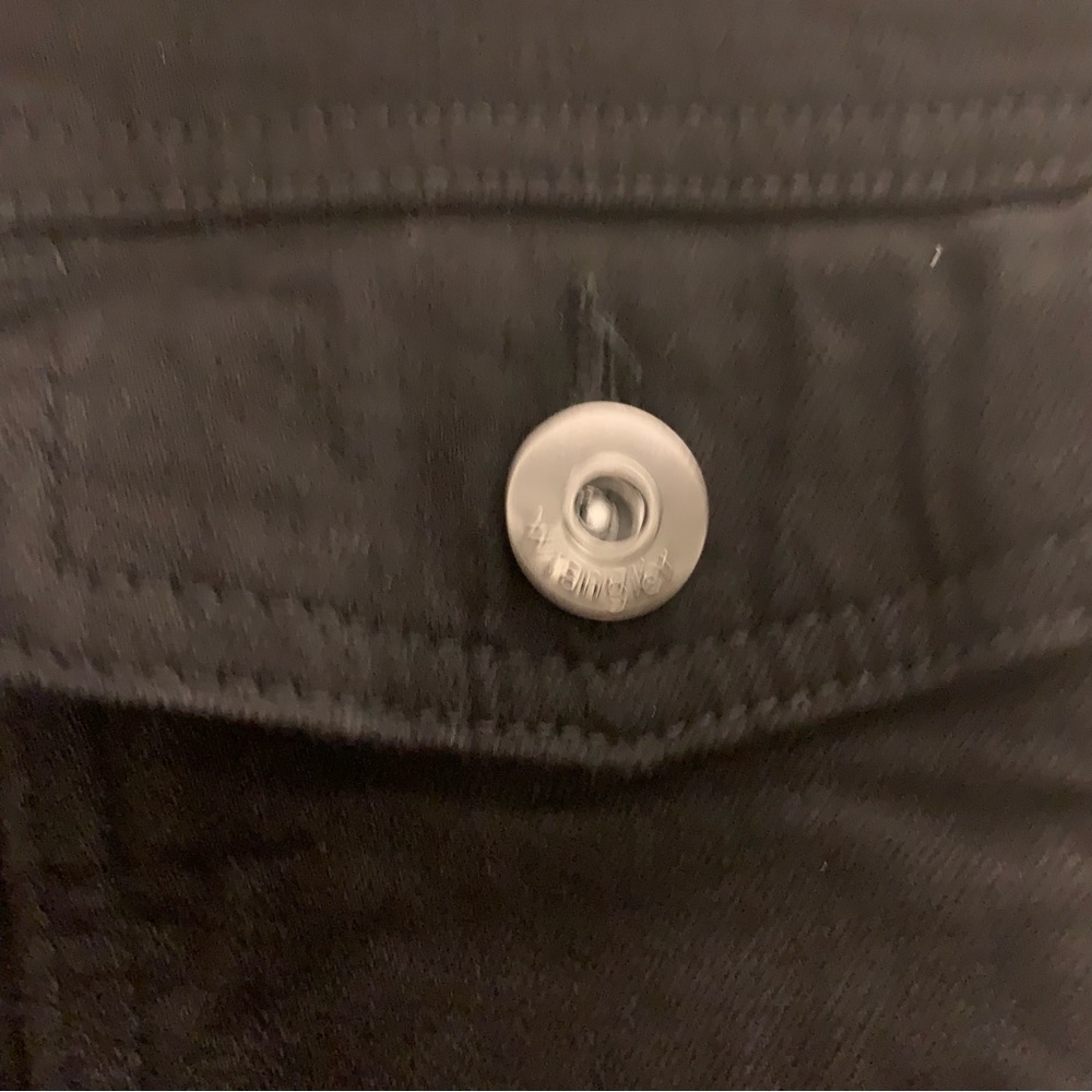 🛑SOLD Black Denim Jacket Women’s M. Wrangler Authentics Brand - Picture 3 of 6